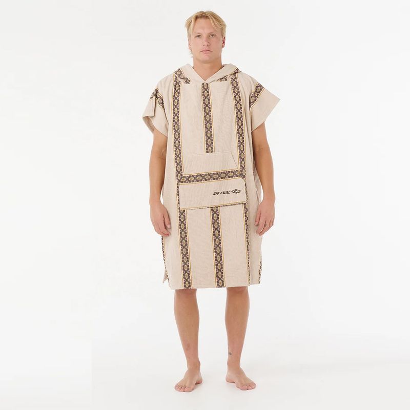 Rip Curl - Classic Surf Hooded Towel Skifteponcho med hette - Bone