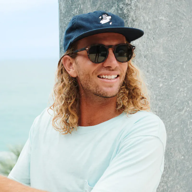 I-SEA Blair Conklin - Blonde Tort/Smoke Polarized Solbriller