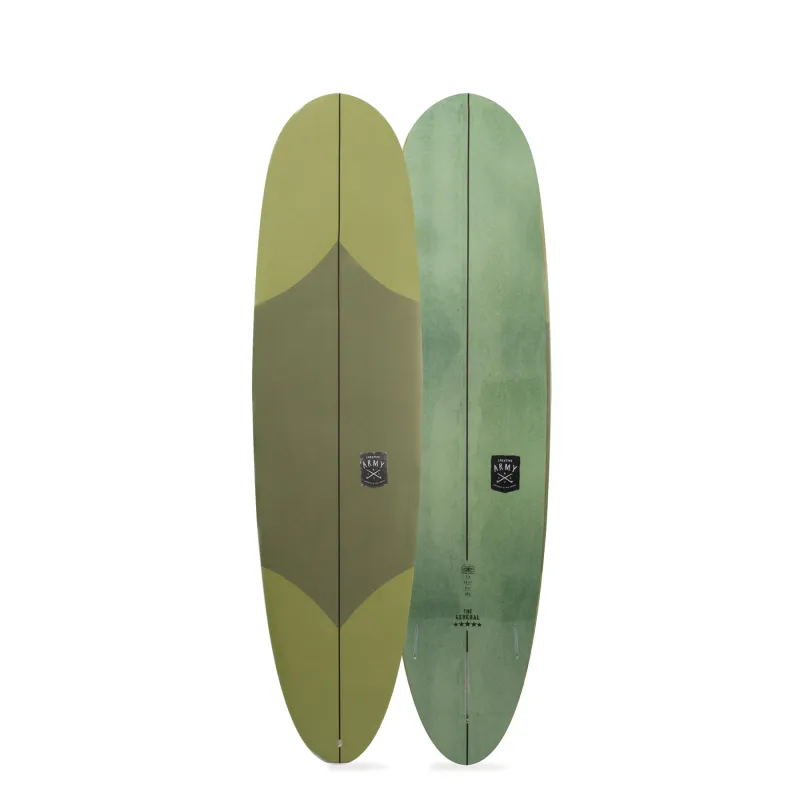 O&E - The General Epoxy Soft 8'0'' - Longboard - Olive