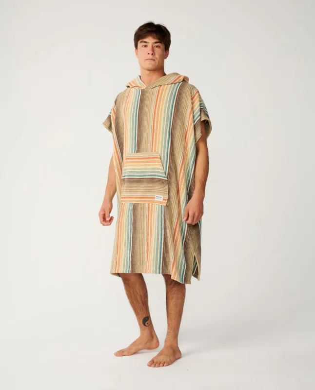Rip Curl Classic Surf Skifteponcho med hette – Khaki Sand