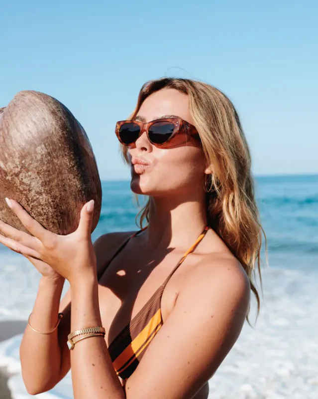 I-SEA Carly - Havana Tort/Brown Polarized Solbriller