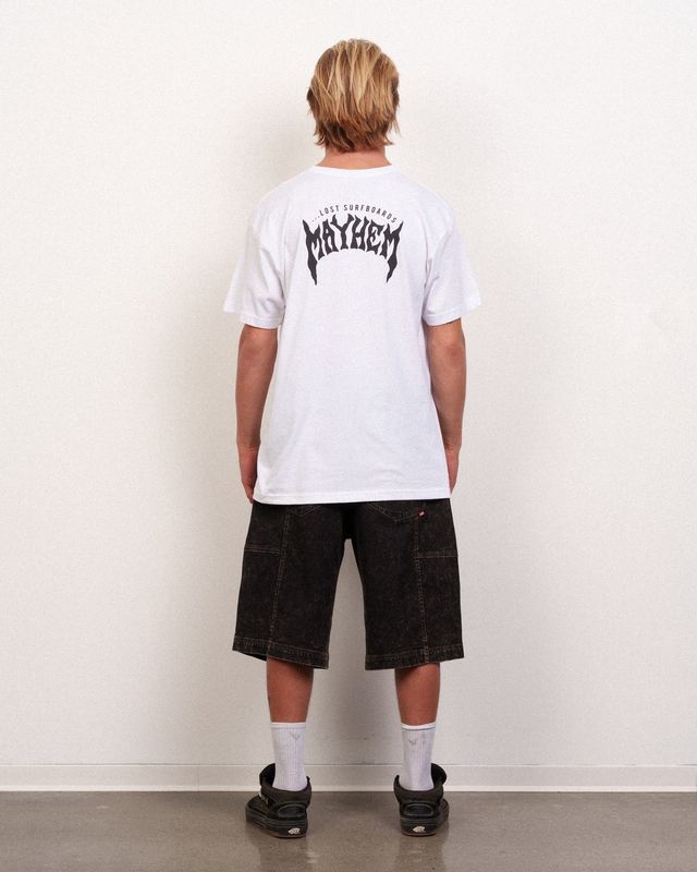 Lost - Mayhem Designs Tee - T-skjorte Hvit