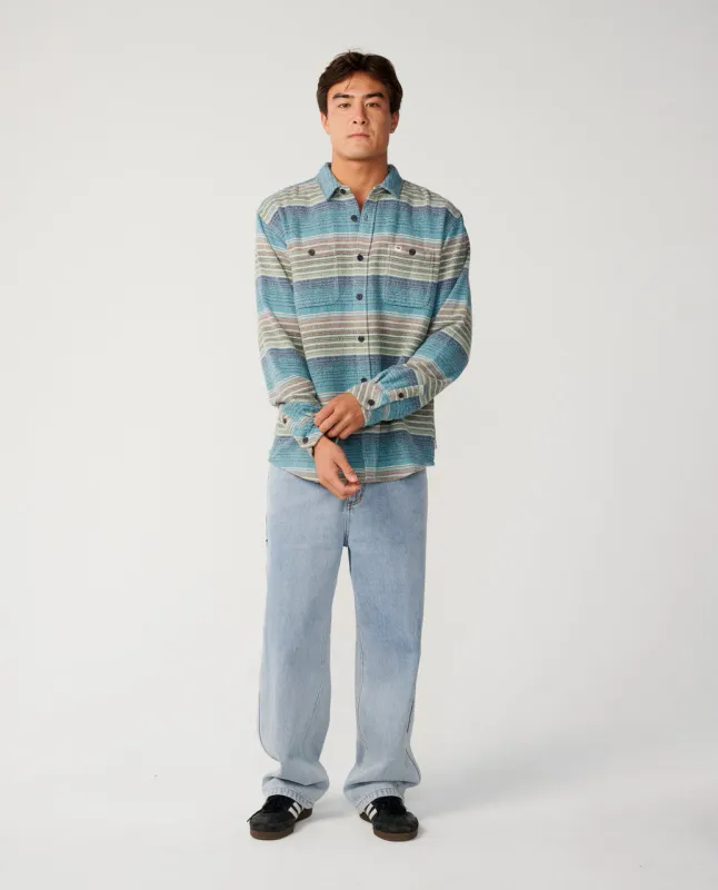 Rip Curl Classic Surf Baja Flannel - Flanellskjorte Dusty Jade