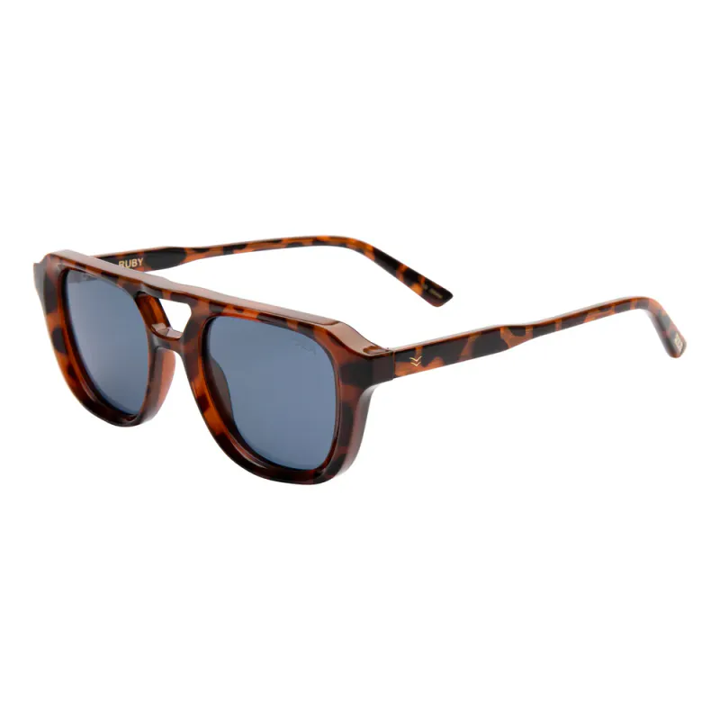 I-SEA Ruby - Tort/Navy Polarized Solbriller