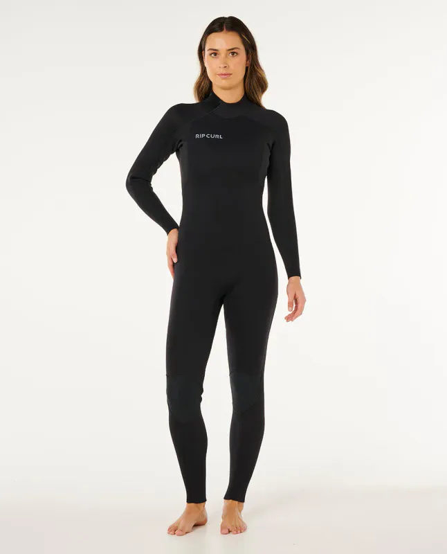 Rip Curl Dame - 3/2 Trad - Back Zip Våtdrakt - Black