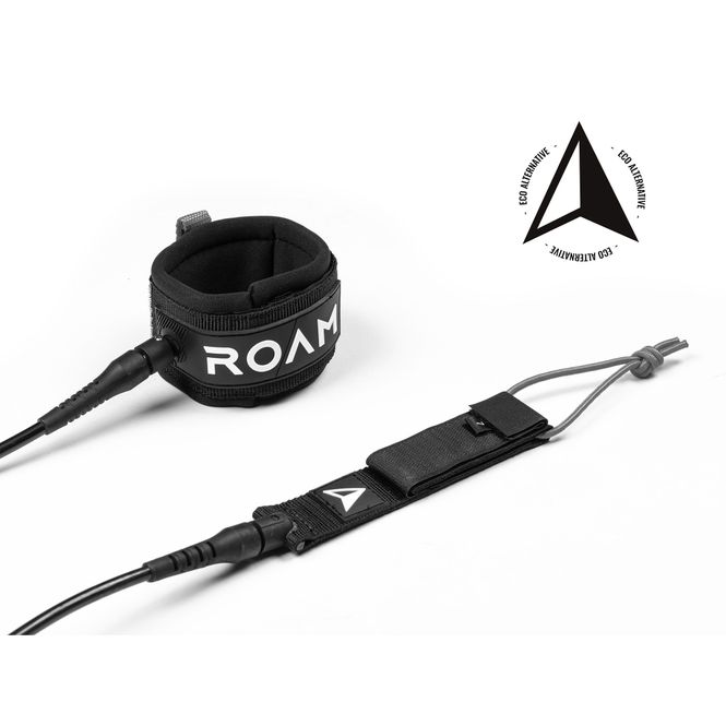 Hovedbilde ROAM - 8' ECO Surfboard Leash Recycled - Black