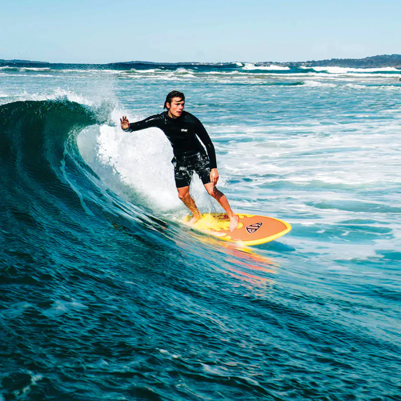 O&E - MR Epoxy Twin Fin 6'0  (41L) - Soft Top - Blue