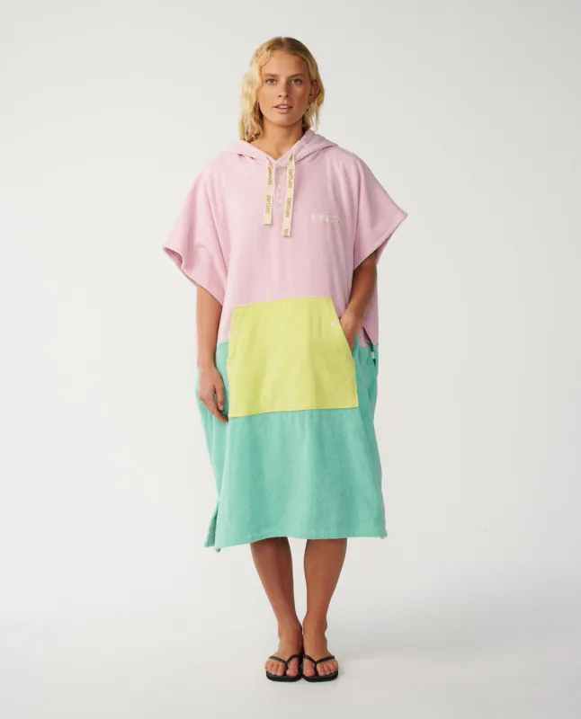 Rip Curl - Premium Surf Skifteponcho med hette - Light Lilac