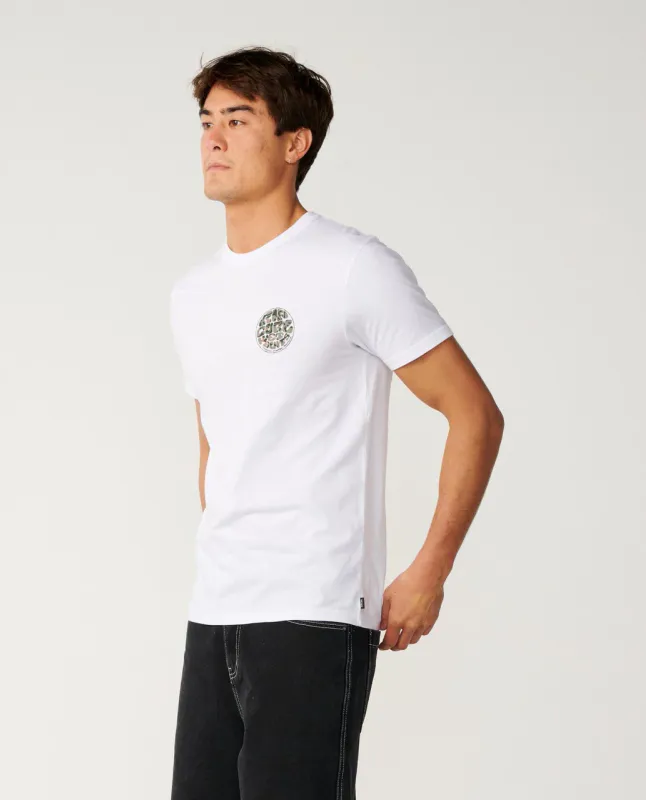 Rip Curl Wettie Passage Icon Standard Tee - T-skjorte - Hvit