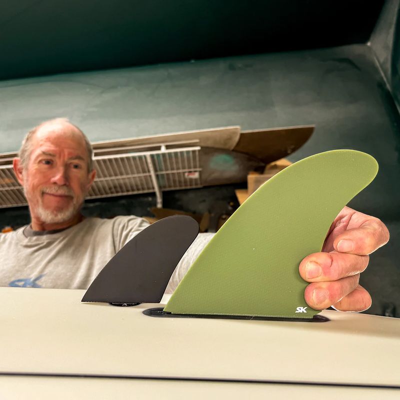Firewire Stu Benson Twinzer Fin Set - Army Green