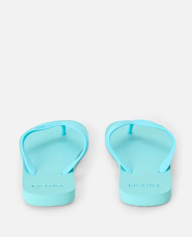 Rip Curl - Essential Bloom Open Toe Thongs - Teal - Flip Flops