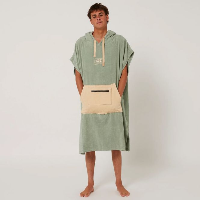 Hovedbilde O&E - Skifteponcho med hette - Daybreak - Sage