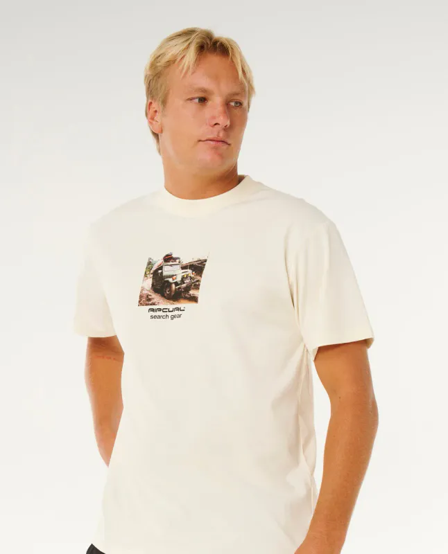 Rip Curl - Search Rig Loose T-skjorte - Bone