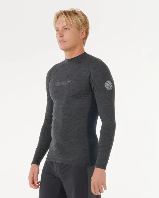 Hovedbilde Rip Curl - Dawn Patrol UPF50 Perf Long Sleeve Rash Guard - Black Marle
