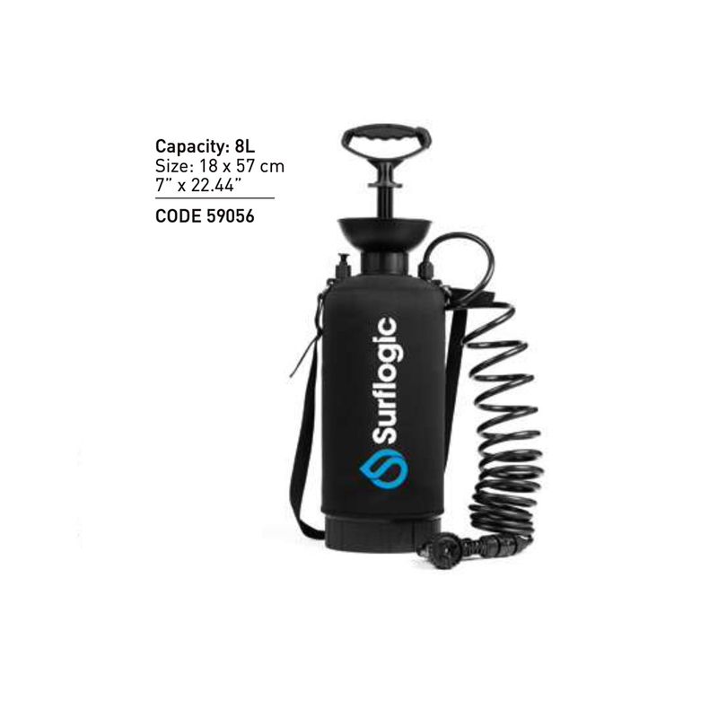 Surflogic Portable Shower - 8 Liter Kapasitet