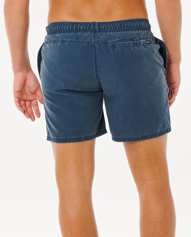 Rip Curl - Offset Washed Volley Badeshorts - Navy