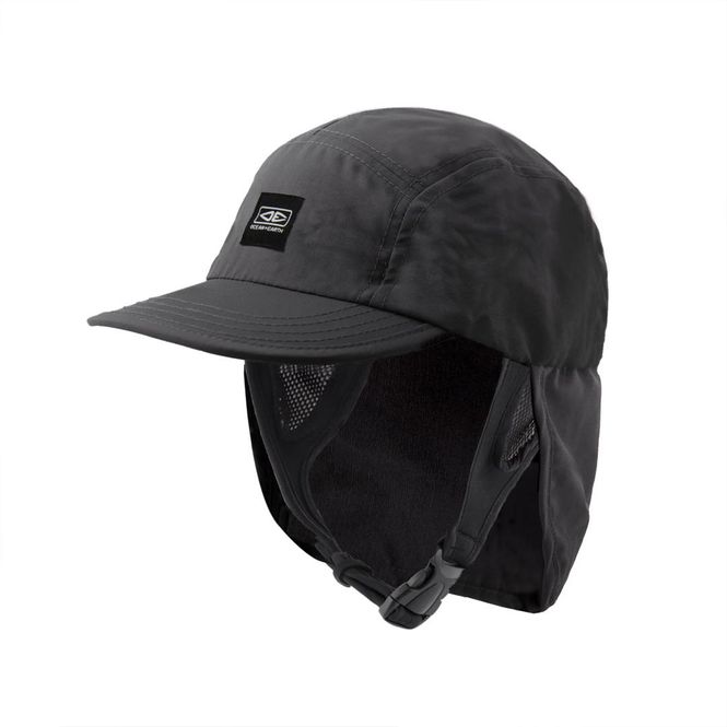 Hovedbilde O & E - Indo 5 Panel Legionnaire Surf Cap - Charcoal