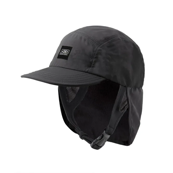 Hovedbilde O & E - Indo 5 Panel Legionnaire Surf Cap - Charcoal