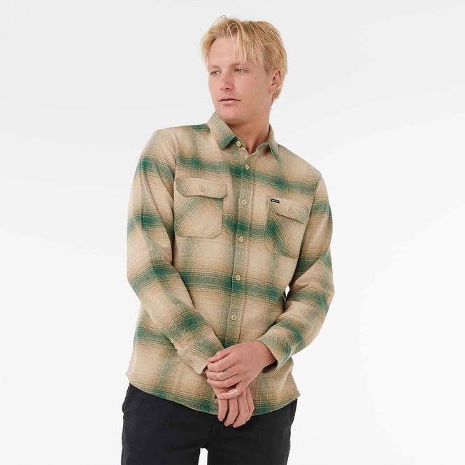 Hovedbilde Rip Curl Count Flannell Shirt - Flanellskjorte - Khaki Rock